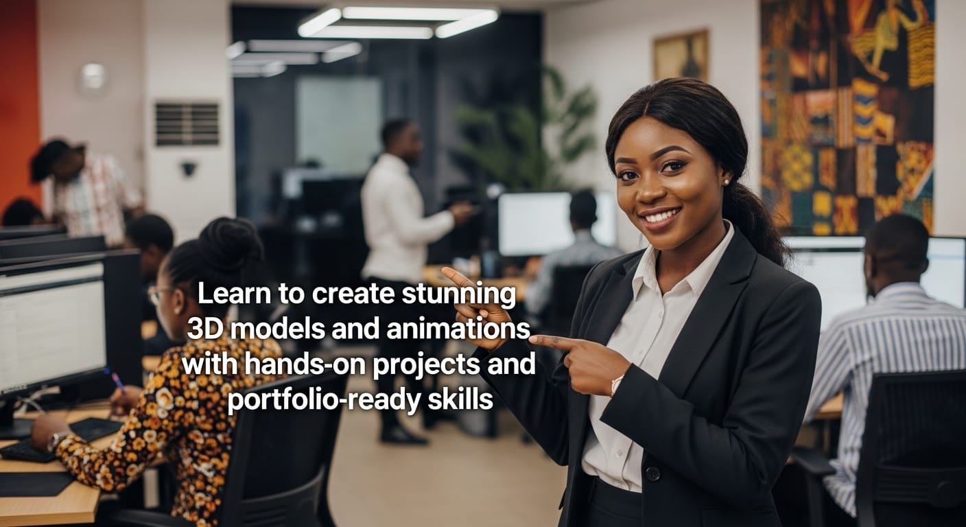 How to Become a 3D Modeler and Animator in Nigeria - Computer Training ...