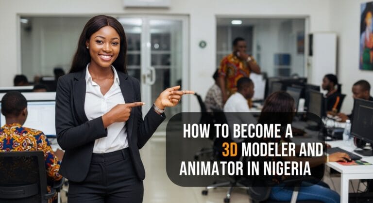 How to Become a 3D Modeler and Animator in Nigeria - Computer Training ...